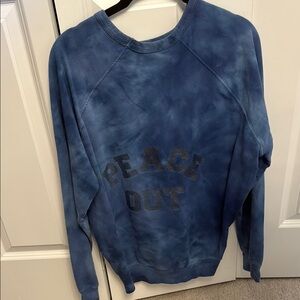 Unsweetened Tie-Dye 'Peace Out' Sweatshirt